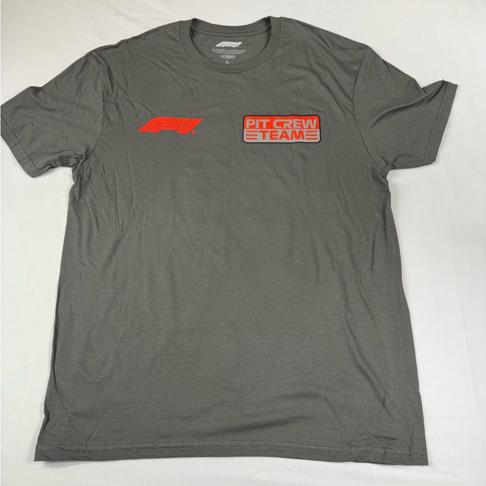 Gray Pit Crew Team T-Shirt